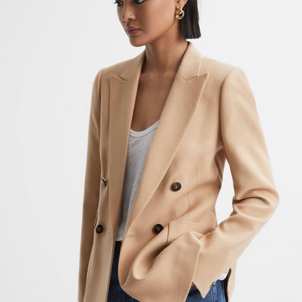 Reiss
Double Breasted Twill Blazer